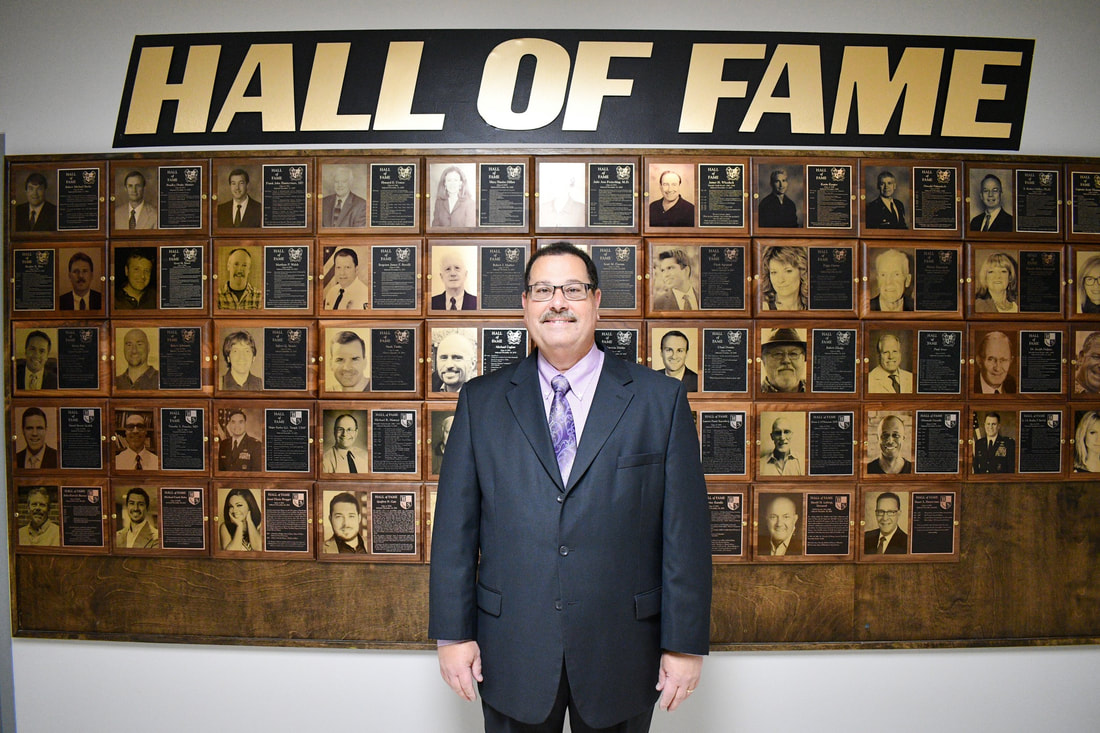 Hinsdale South Hall of Fame display