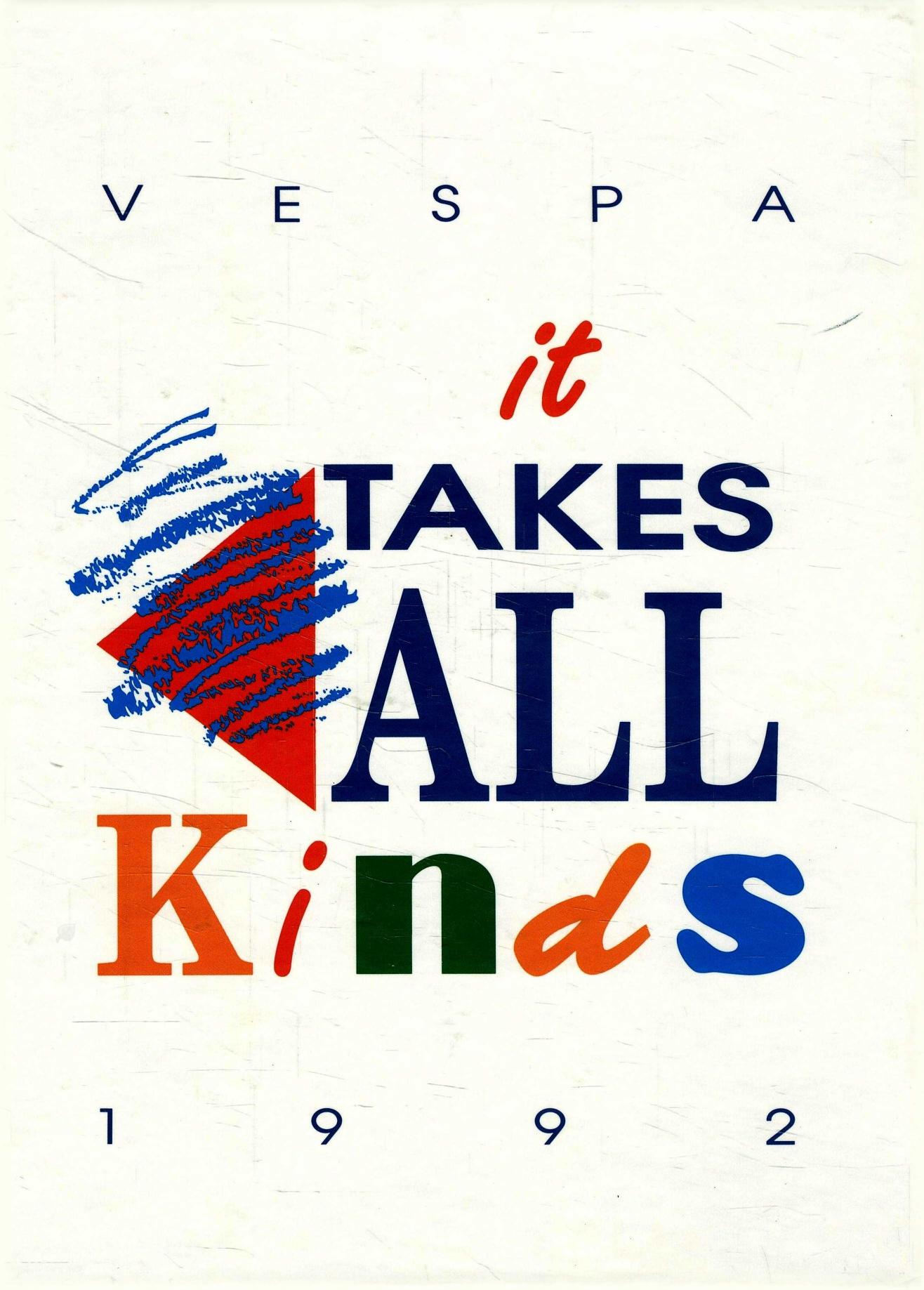 1992 Hinsdale South yearbook cover